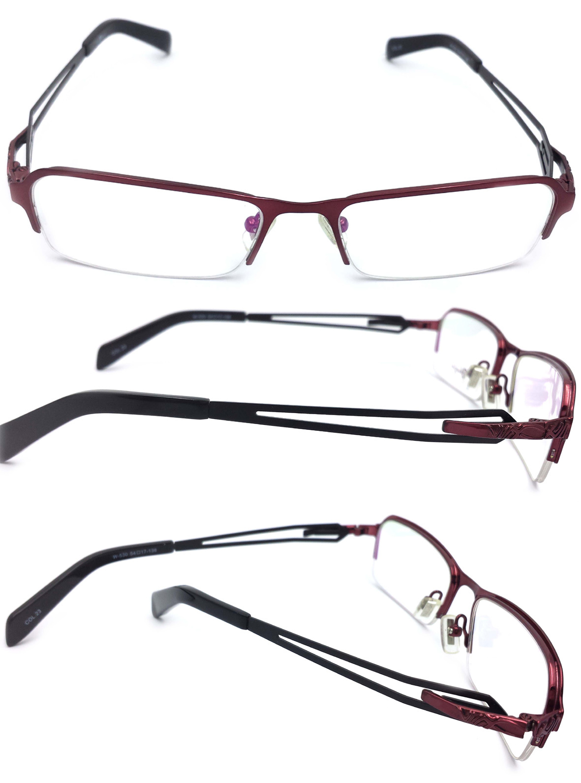 Classic Metal Optical Frame Eyeglass and Eyewear (W530)