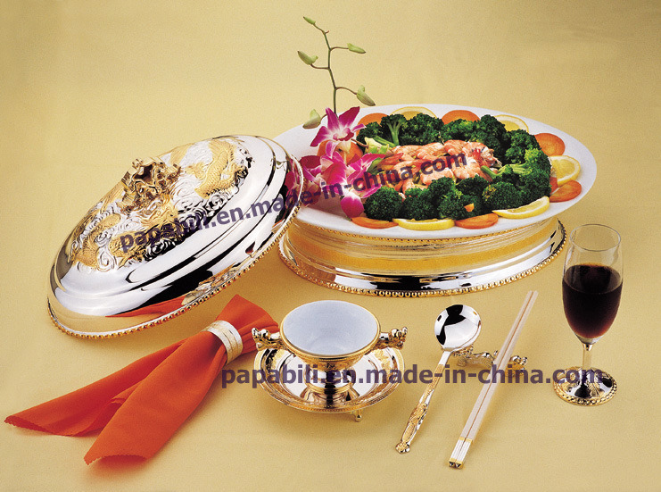 Gold Hotel Kitchenware Tableware Dinnerware 13