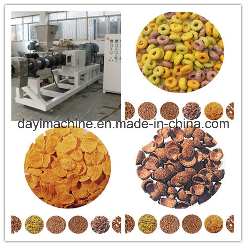 CE Certificate Corn Flake Breakfast Cereal Extruder