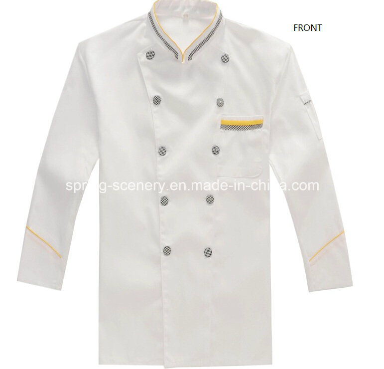 Chef Uniform-Nano-Protection-Waterproof-Oil Resistance-Work Uniform (W-023)