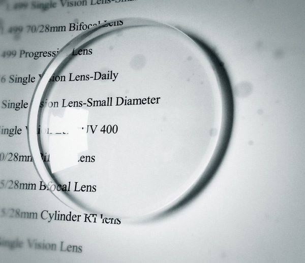 Index 1.499 Single Vision 70mm Optical Lens (CR39)