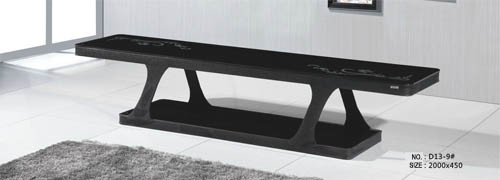 Glass TV Table with High Quality Frame, TV Cabinet (D13-9)