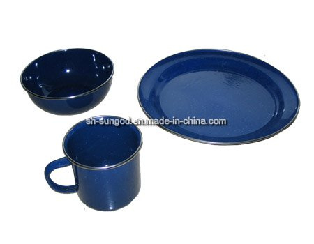 Enamel Camping Ware 3PC Set