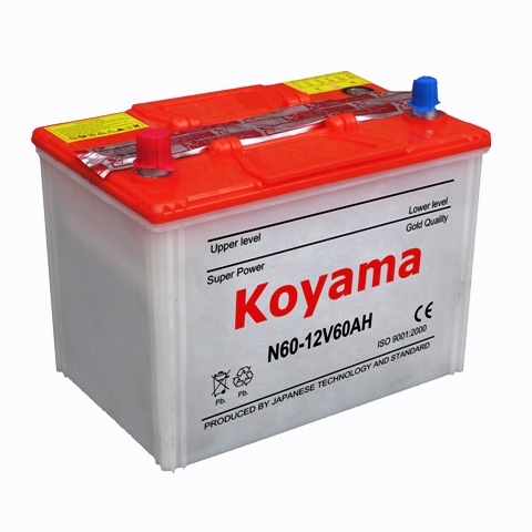 Dry Charge Car Battery -12V60ah-N50z (55D26R-N60)