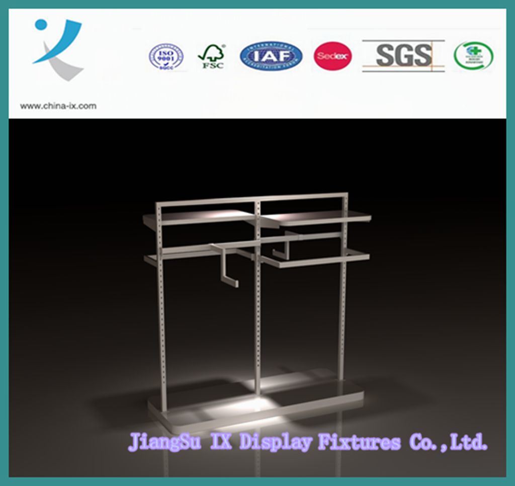 Shop Stainless Steel Metal Display Stand Rack for Clothes