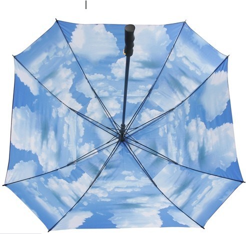 Cloudy Blue Sky Square Umbrella, Gift Golf Umbrella