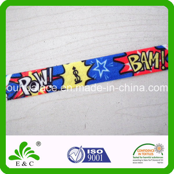 Ideal Accessories with Colorful Print Elastic Webbing