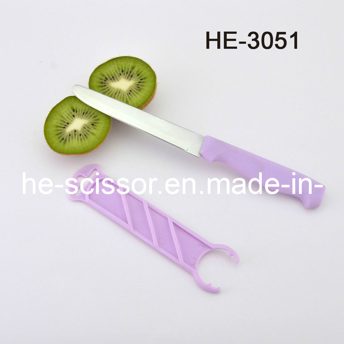 Plastic Handle Fruit Knife (HE-3051)