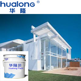 Hualong Building Project Water Based White Exterior Wall Paint