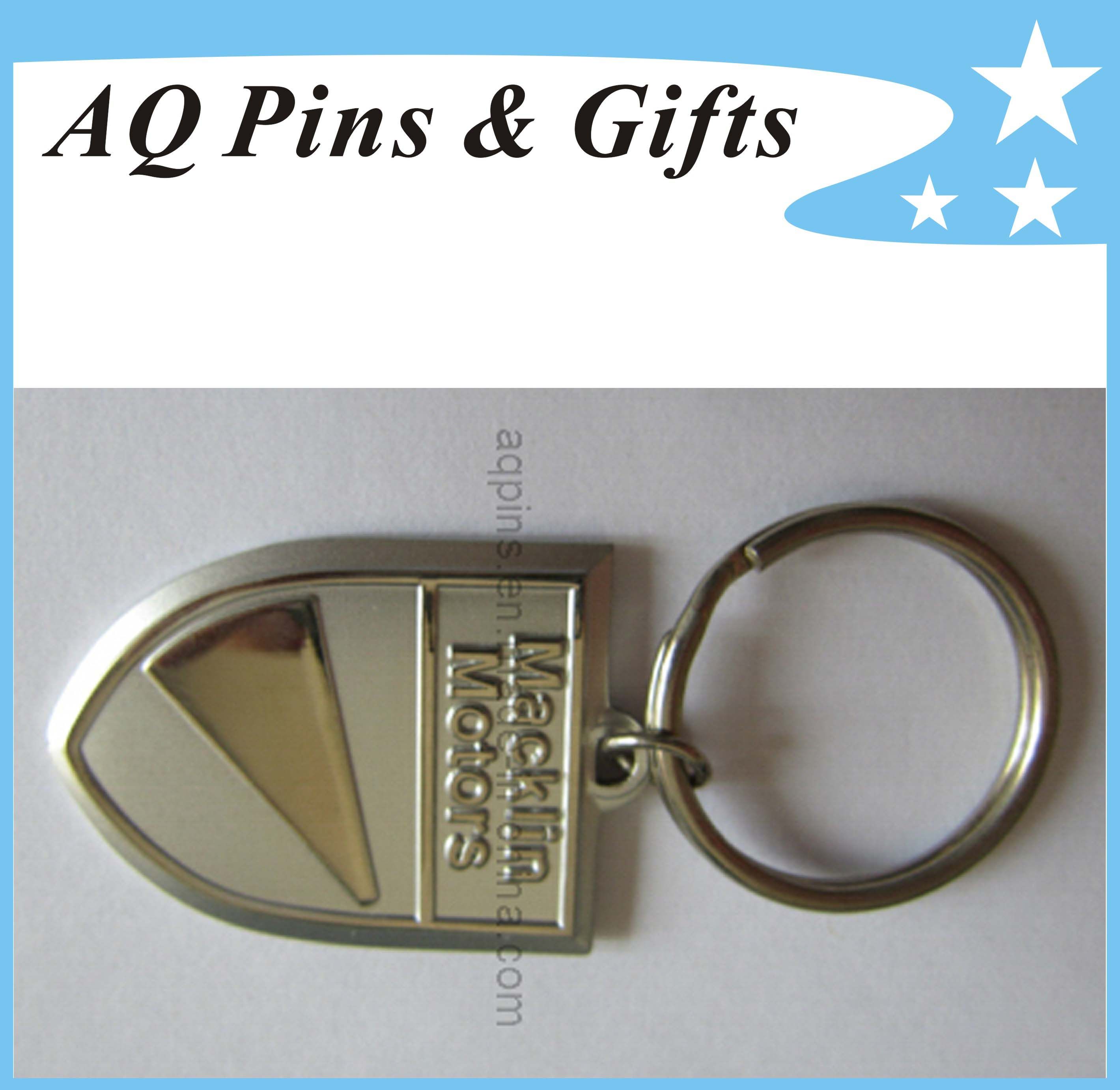 Custom Key Chain in Nickel Plating