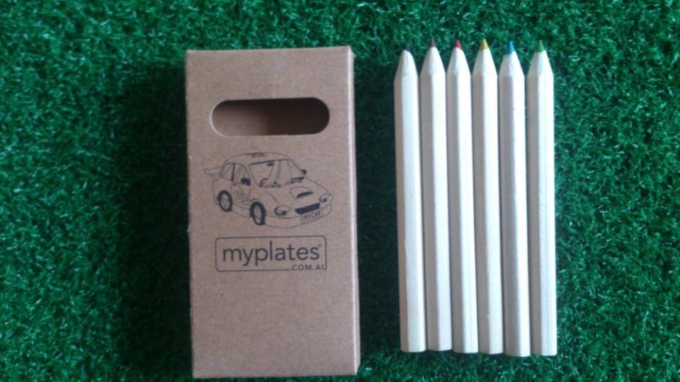Wooden Golf Pencils with Hexagon on Sales