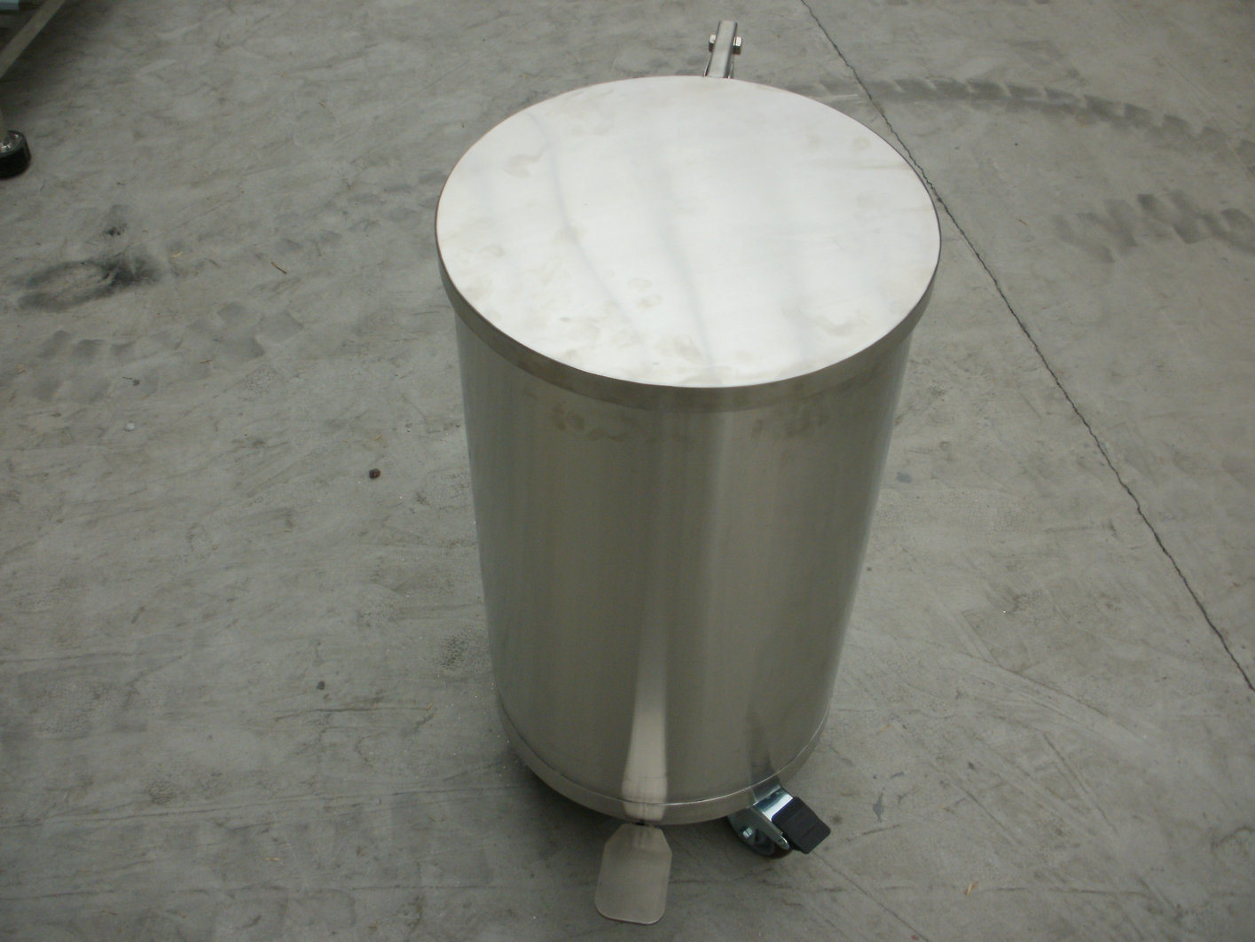 Hotel Garbage Bin Park Facility Trash Can Stainless Steel Dustbin