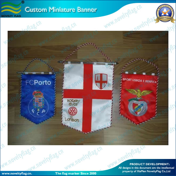 Custom Satin Polyester Bannerette Pennant (NF12F10004)