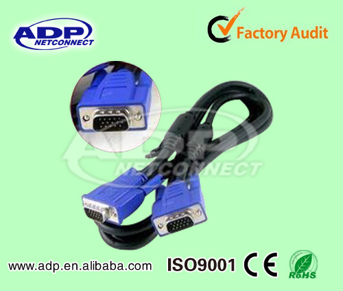 High Quality VGA Cable for Monitor Computer HDTV