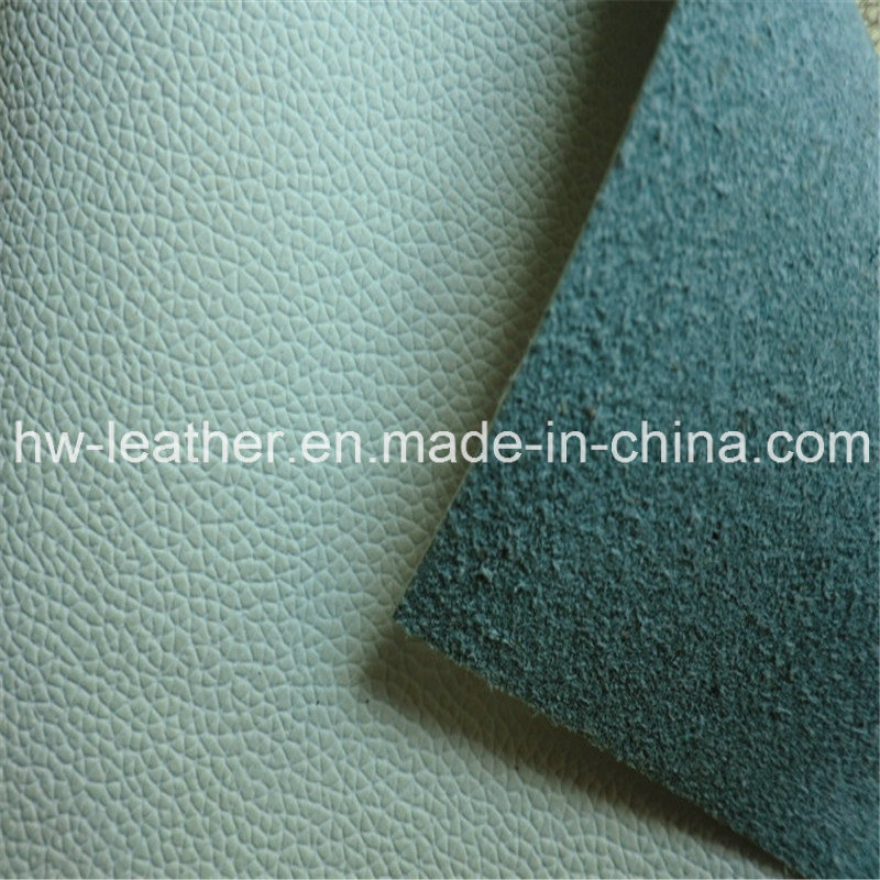 Anti-Abrasive Bonded Furniture Sofa PU Leather Hw-6581