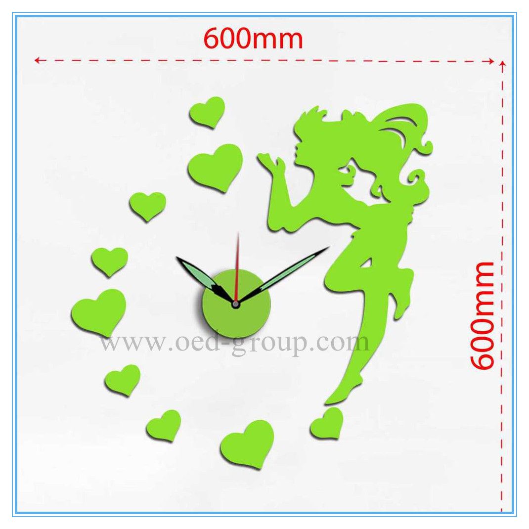 Office Wall Sticker Clock DIY Clock From China