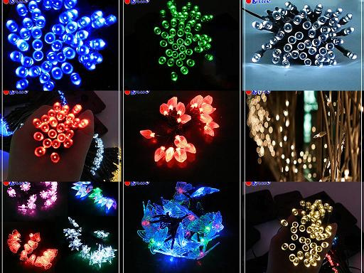 Flashable Holiday Solar String LED Light