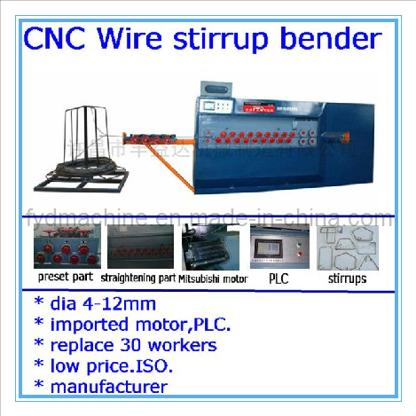 Construction Machinery 2d CNC Wire Bending Automatic Stirrup Making Machine