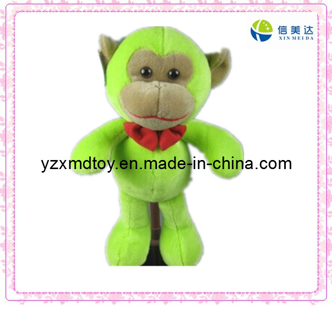 Lovely Plush Green Monkey Toy