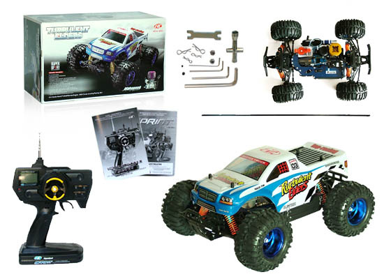 3850-3 1/10 Gas Power R/C Truck