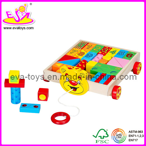 2013 New Design Wooden Educational Toy ---Wooden Blocks (W13C006)
