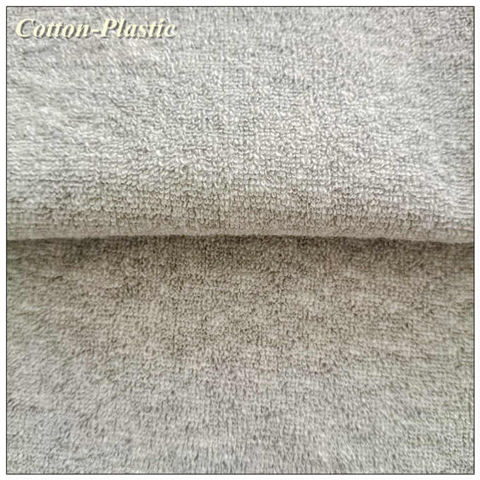 Ash Grey Terry Towel Cloth for Home Textile