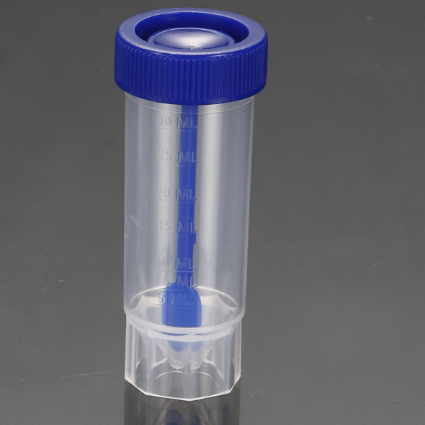 FDA Registered 30ml Skirted Specimen Centrifuge Tube with Spoon