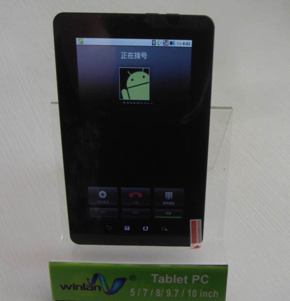 7 Inch Tablet PC With Capacitive Touch and Support SIM Card (WIN-27CSIM)