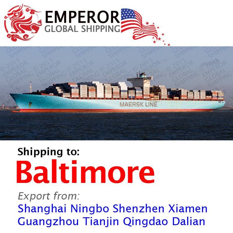 Sea Freight Shipping From China to Baltimore, USA