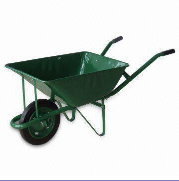 Wheelbarrow in Classic Square Tray Solid Wheel