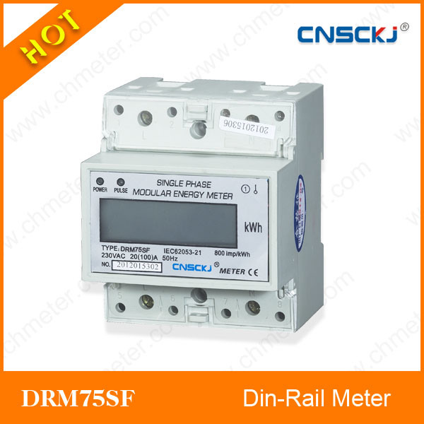 DRM75sf Single Phase Electronic Watt-Hour Meter