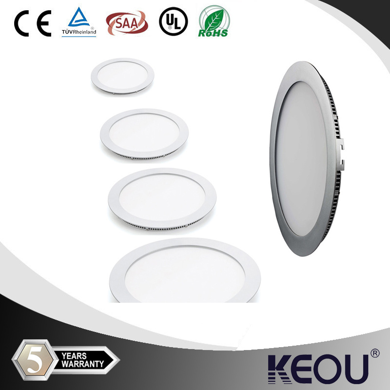 Excellent Quality New Arrival 3W/6W/9W/12W/15W/18W/24W Round LED Panel Light