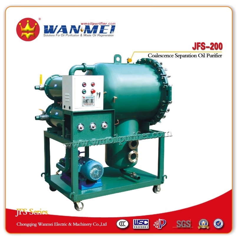 Coalescence Separation Turbine Oil Purifier (JFS-200)