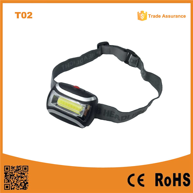 T02 The Best Factory Cheap Rechargeable Headlamp COB High Power LED