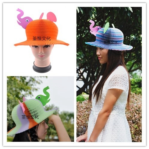Elephant Hat, Party Hat, Funny and Lovely for Young Pepole and Children in Festival, Birthday, Outdoor Activities, Tourism
