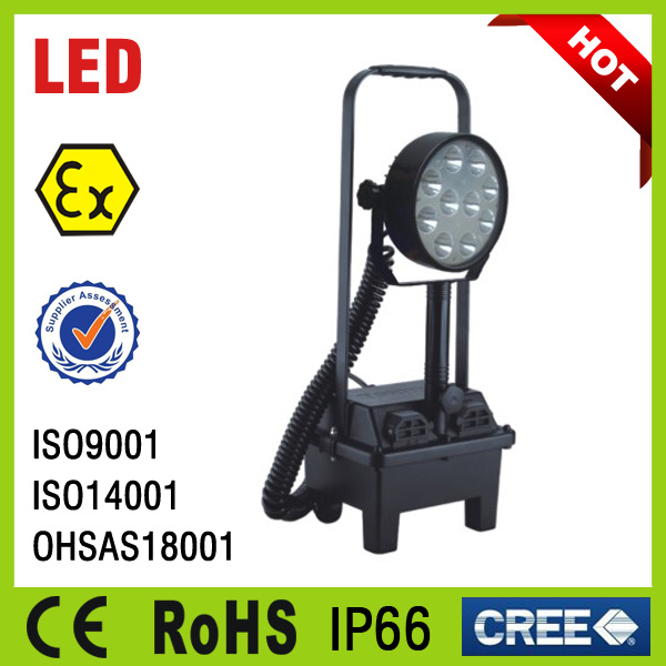 IP66 Portable Rechargeable Battery Explosion Proof LED Work Light