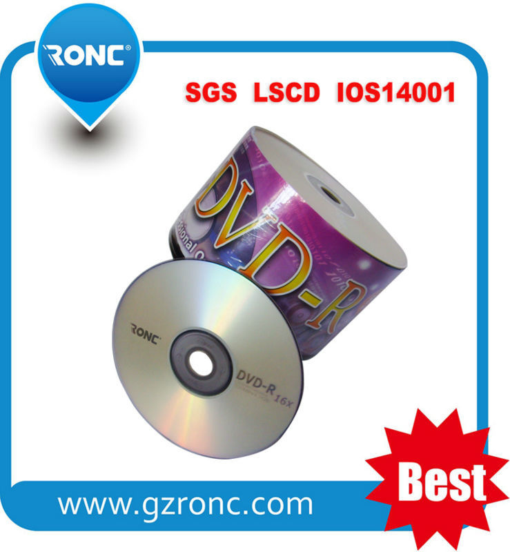 China Cheap Good Quality Customized Blank DVDR 4.7GB 16X