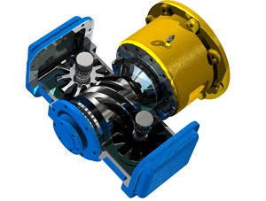 High Pressure High Efficiency Screw Compressor (200KW, 20bar)