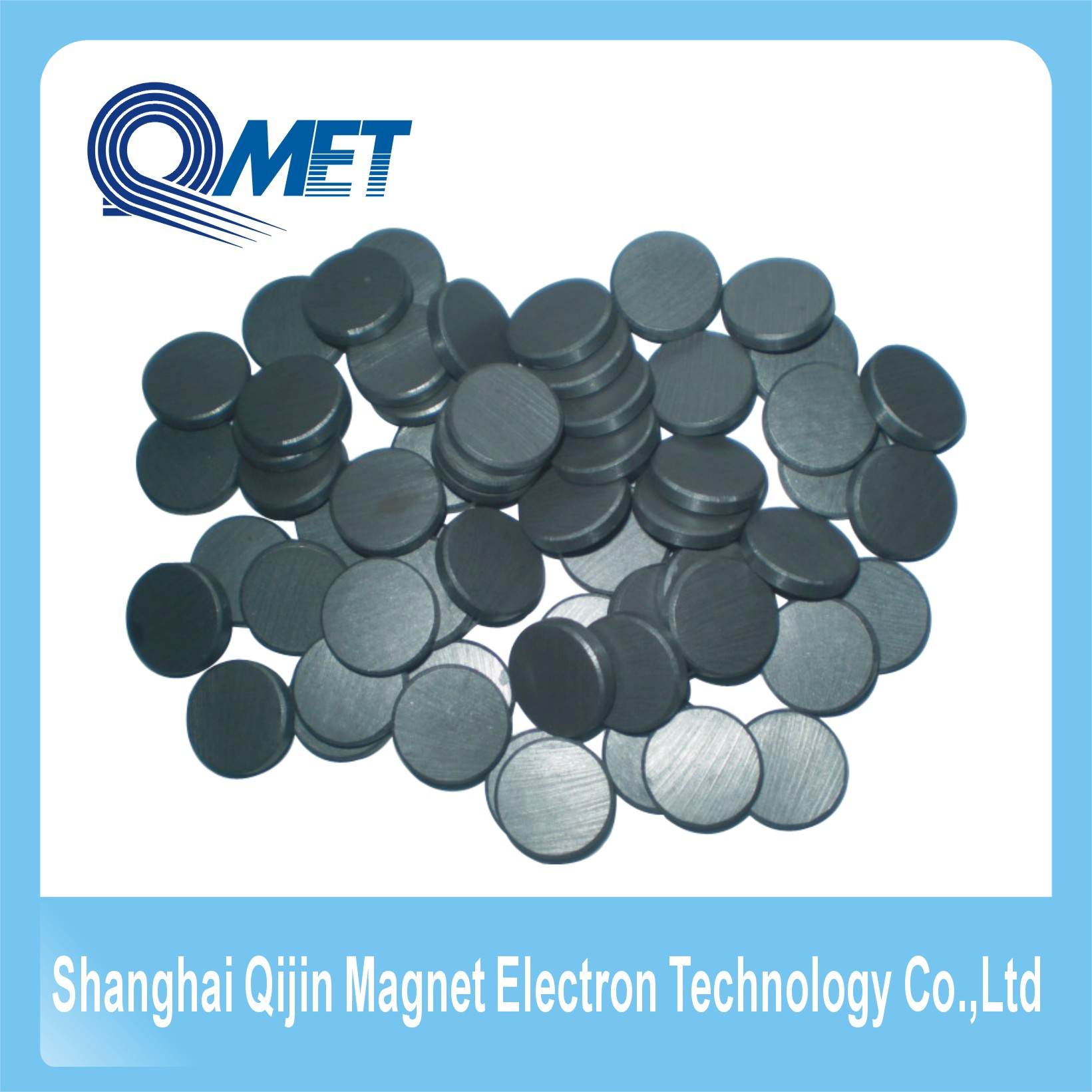 Cylinder Hard Ferrite Material Permanent Magnet