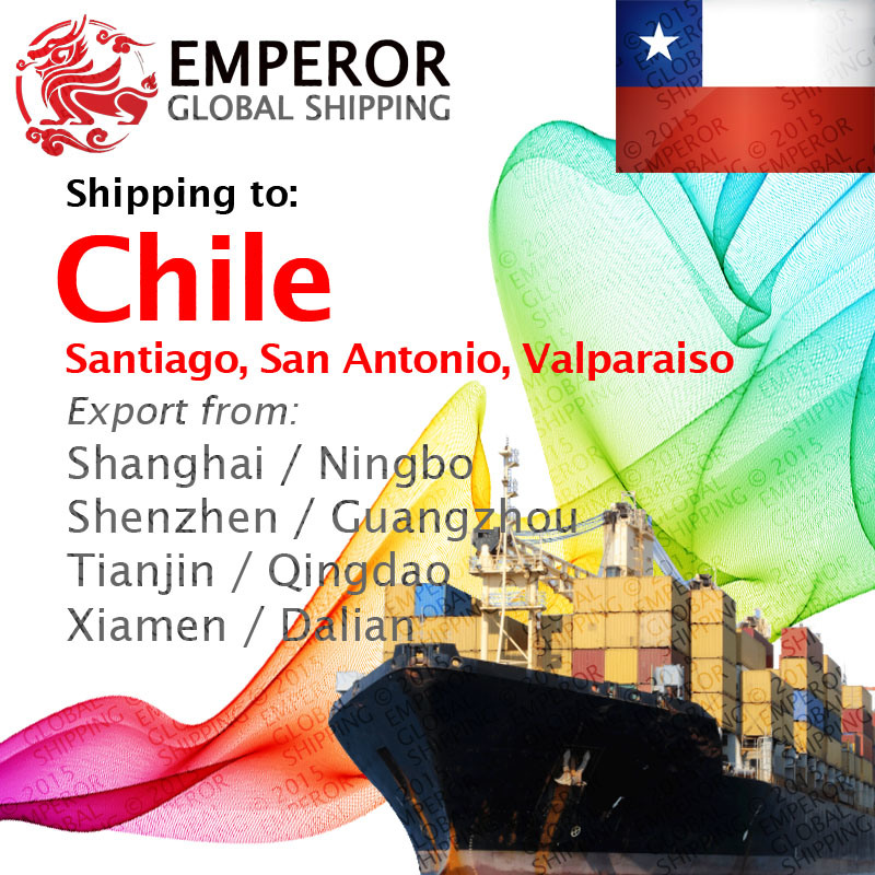 Cargo Ship From Shanghai, Ningbo, Shenzhen, Guangzhou to Santiago, Talcahuano, Valparaiso