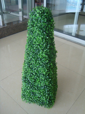 Artificial Plastic Boxwood Pyramid Topiary Tree/Plant - 1