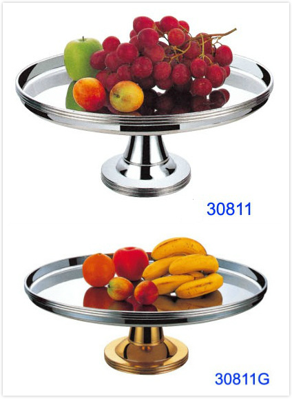 Deluxe Stainless Steel Food Display Stand for Buffet & Bar (30811/30811G)