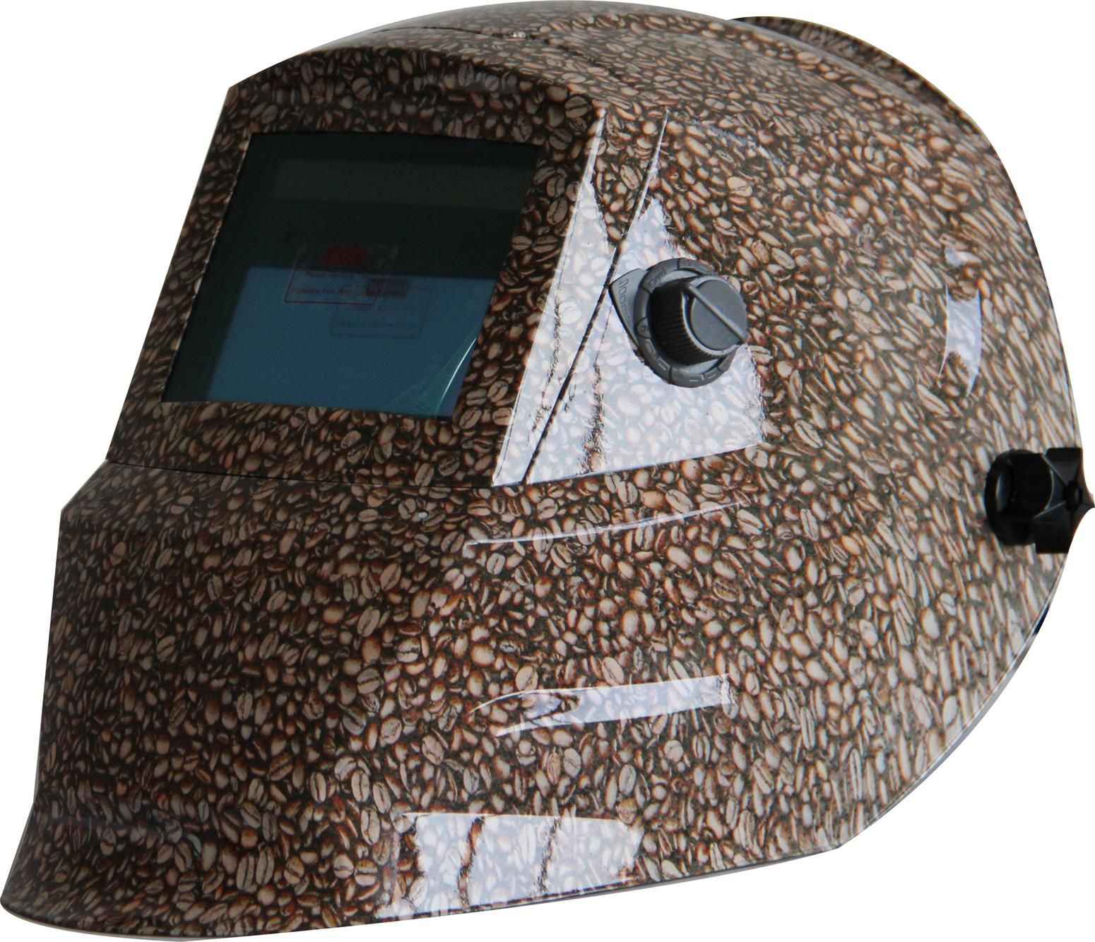 Coffee Solar Power Auto Darken Welding Helmet