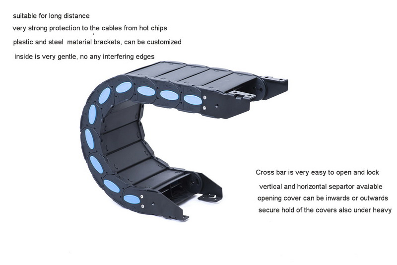 CE Approval Long Unsupport Cable Carrier to Material Handling