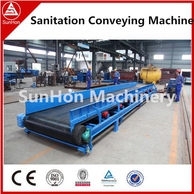 Factory 500mm High Efficiency Sanitation Conveyor Sanitation Conveying Machinery