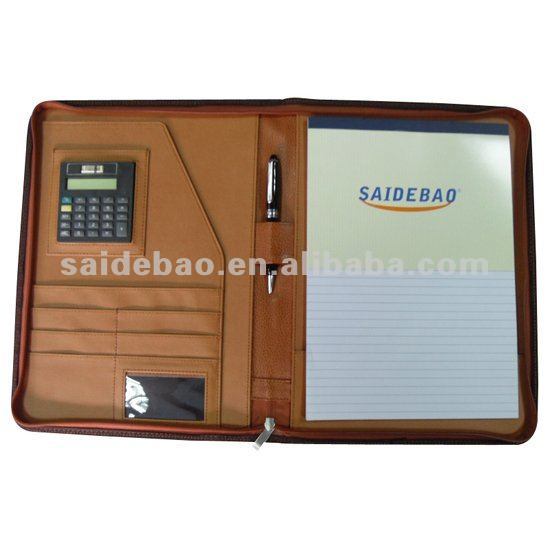 Promotional Leather Portfolio Stationery with Pen