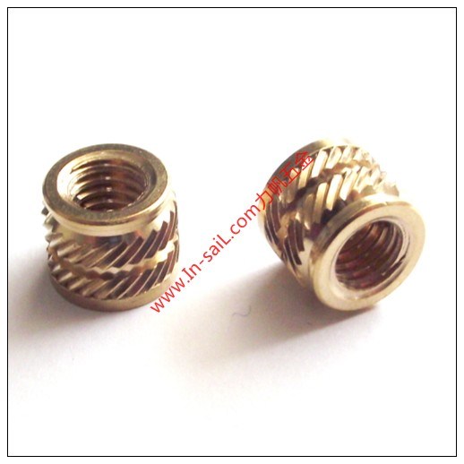 Threaded Insert Nut with Outer-Knurled