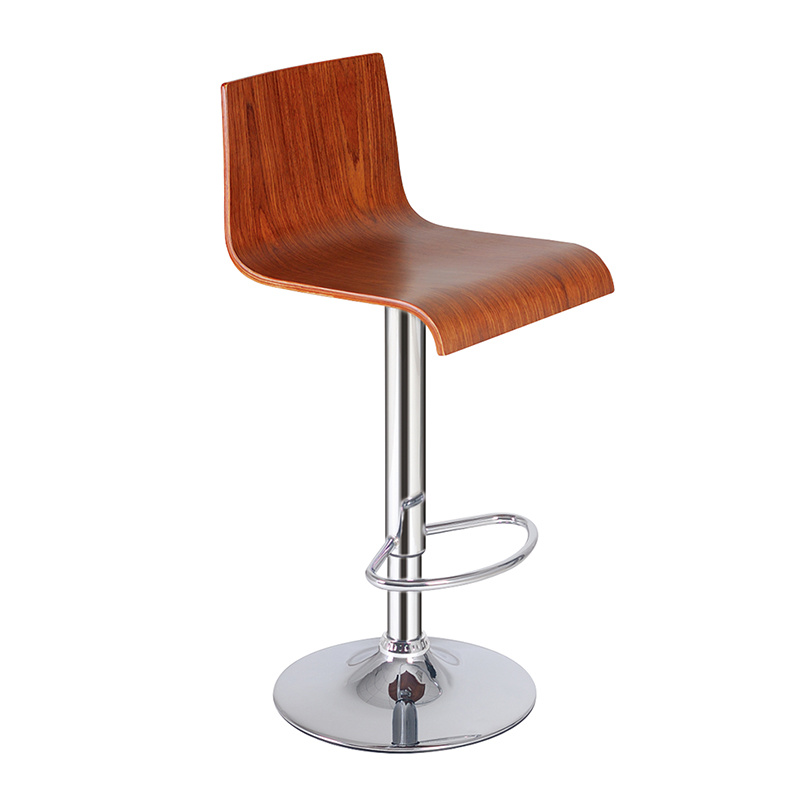 Wooden Bar Furniture Adjustable Leisure Bar Chair (FS-WB906)