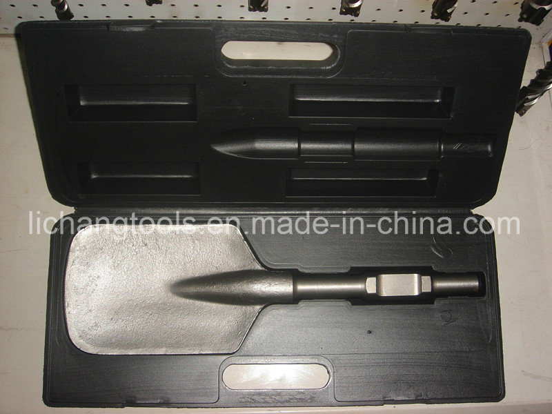 Power Tool--Wide Clay Trenching Spade Chisel with 30mm Hex