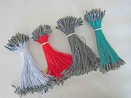 Bread Board Various Color Jumping Wire Lenght 150mm 300mm with Heat Shrink Tube